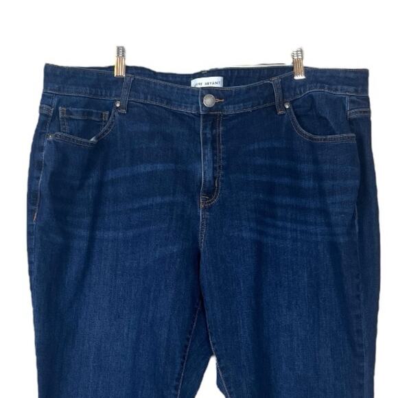 Lane Bryant Jeans Mid Rise Girlfriend Crop Flexmagic Waist Women’s Plus Size 22 - Picture 3 of 6